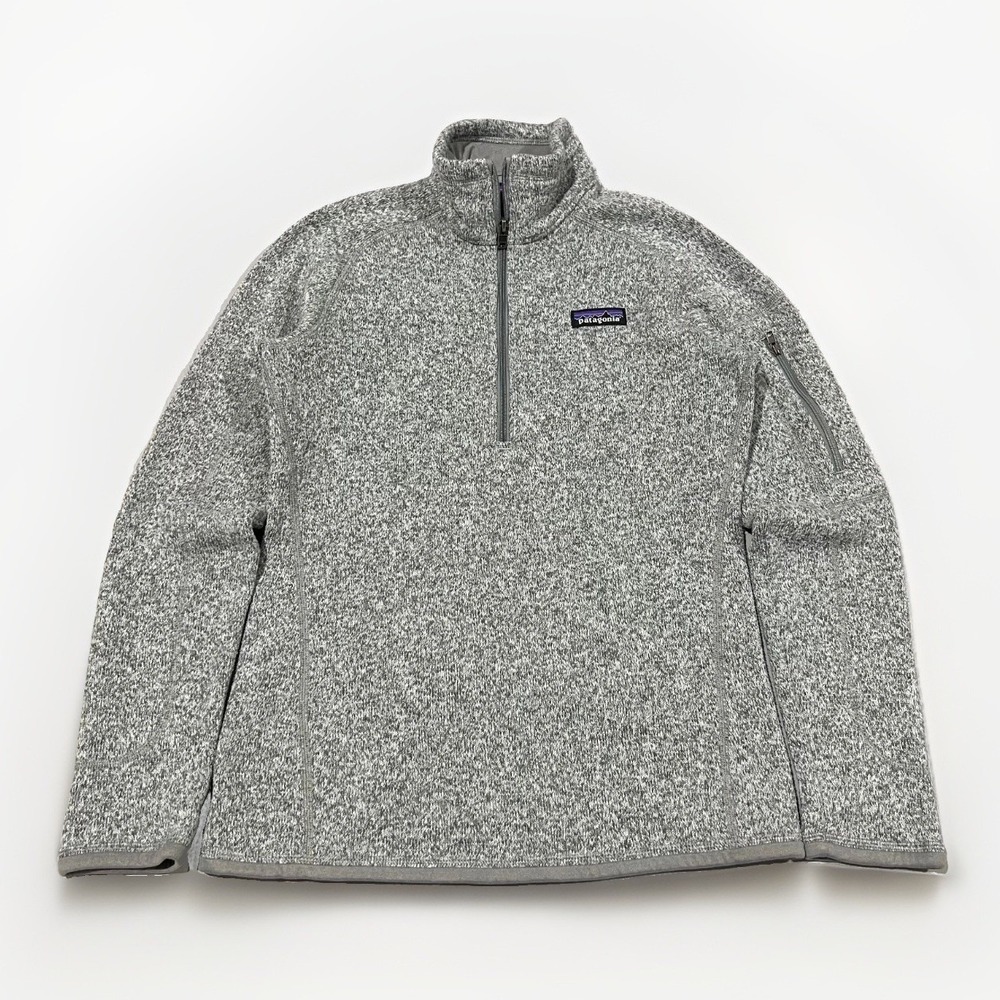 Patagonia Womens Grey Fleece Better Sweater 1/4 Zip Cozy Warm Soft Pullover XS